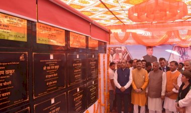 मुख्यमंत्री ने कांग्रेस पर जमकर निशाना साधा  मुख्यमंत्री ने 80 करोड़ रुपये की विकासात्मक परियोजनाओं के लोकार्पण एवं शिलान्यास किए