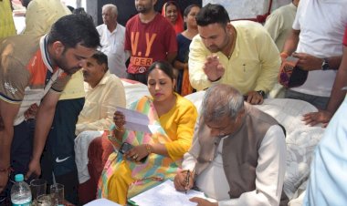 खोदरी में पीने के पानी की समस्या होगी एक माह के भीतर हल - सुखराम चौधरी