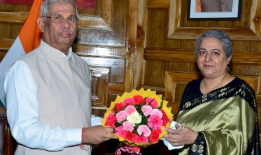 अतिरिक्त पुलिस महानिदेशक ने की राज्यपाल से भेंट