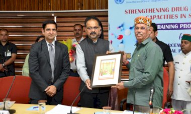 राज्यपाल ने नशा निरोधक कानून प्रवर्तन विभागों के अधिकारियों के लिए आयोजित क्षमता वृद्धि प्रशिक्षण कार्यक्रम के उद्घाटन सत्र को सम्बोधित किया