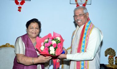 छत्तीसगढ़ की राज्यपाल ने हिमाचल प्रदेश के राज्यपाल से भेंट की