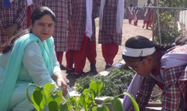 पर्यावरण दिवस पर पौधारोपण किया