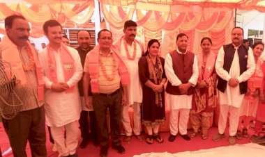 कौलावालाभूड़ पंचायत उप प्रधान अनिल ठाकुर भाजपा में हुए शामिल