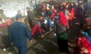 12 साल बाद जौनसार क्षेत्र के समोग के तीन परगनों के सौ गांव से चूड़धार पहुंची 5000 श्रद्धालुओं की जातर