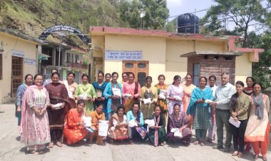 पशुपालन विभाग ने संगड़ाह में पशुपालन समृद्धि विषय पर किसानों को दी जानकारी