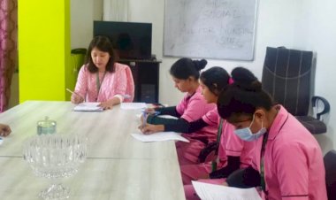 अस्पताल में किया गया  "मेन्टल हेल्थ ऑफ़ एम्प्लॉई " चेकअप टेस्ट