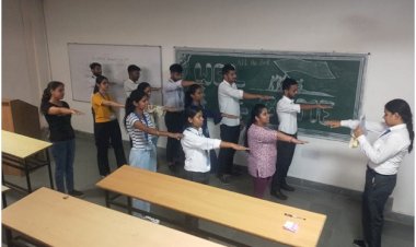 हिमालयन इंस्टीट्यूट ऑफ मैनेजमेंट के छात्रों ने नशामुक्ति के खिलाफ शपथ ली