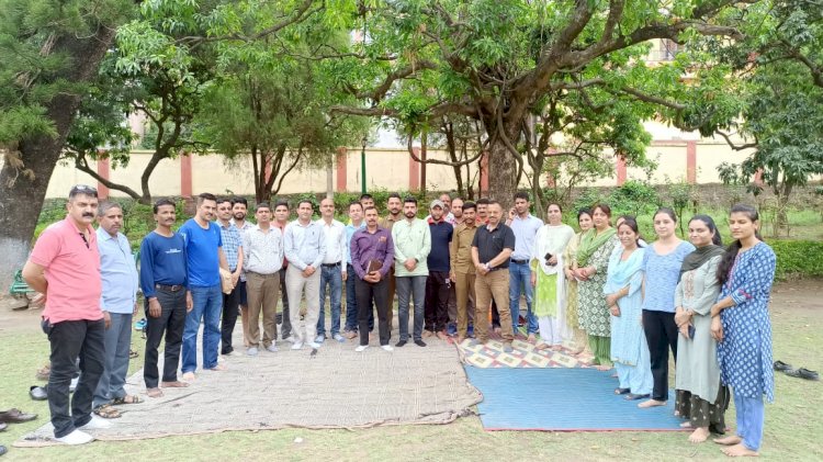 ओपीएस के समर्थन में जिले में होने वाले प्रर्दशन बारे रणनीति बनाई