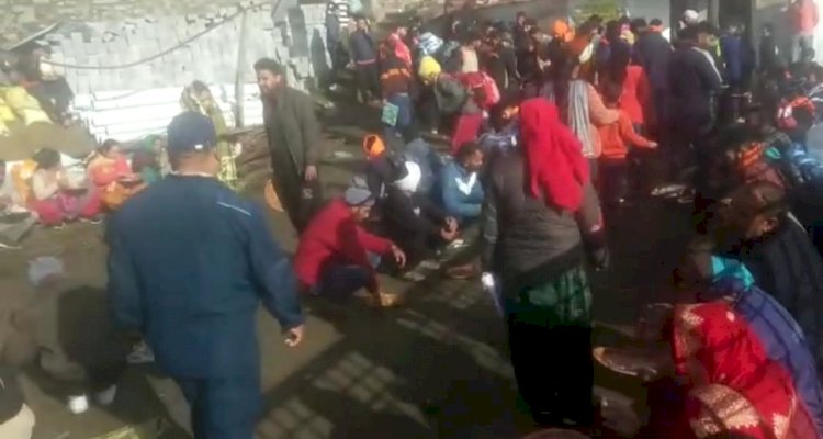 12 साल बाद जौनसार क्षेत्र के समोग के तीन परगनों के सौ गांव से चूड़धार पहुंची 5000 श्रद्धालुओं की जातर