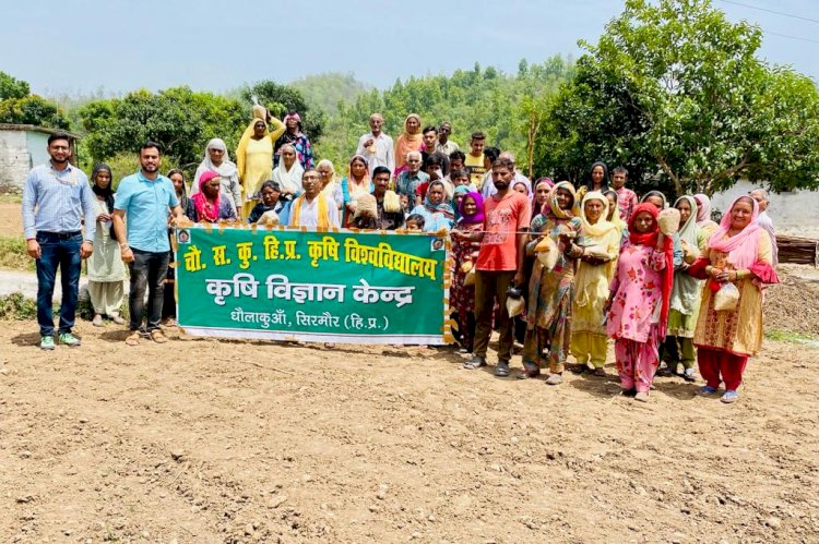 मौसम आधारित उन्नत कृषि विधियां प्रगति का आधार....