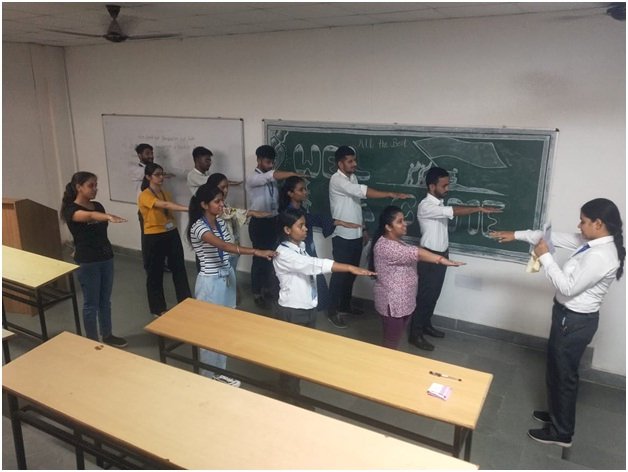 हिमालयन इंस्टीट्यूट ऑफ मैनेजमेंट के छात्रों ने नशामुक्ति के खिलाफ शपथ ली