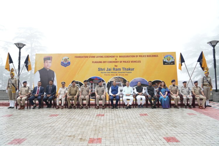 मुख्यमंत्री ने पुलिस विभाग की 160 करोड़ रुपये लागत की 43 परियोजनाओं के लोकार्पण एवं शिलान्यास किए