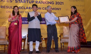 हिमाचल को स्टेट्स स्टार्टअप रैकिंग 2021 में एस्पायरिंग लीडर का खिताब मिला