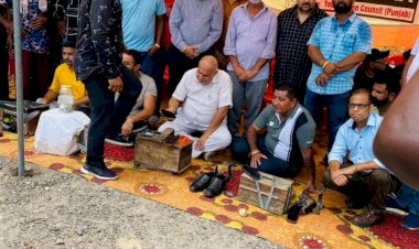 होशियारपुर-चिंतपूर्णी सड़क के लिए बूट पोलिश अभियान : खन्ना