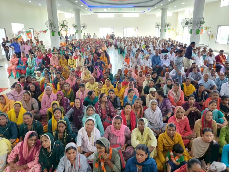 सैनवाला मुबारिकपुर में भाजपा ओबीसी मोर्चा सम्मेलन आयोजित