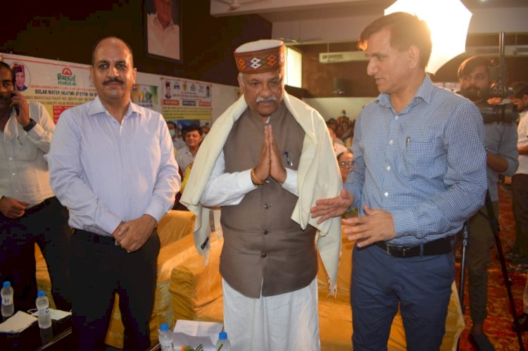 2025 तक हरित ऊर्जा राज्य के रूप में विकसित होगा हिमाचल प्रदेश - सुख राम चौधरी