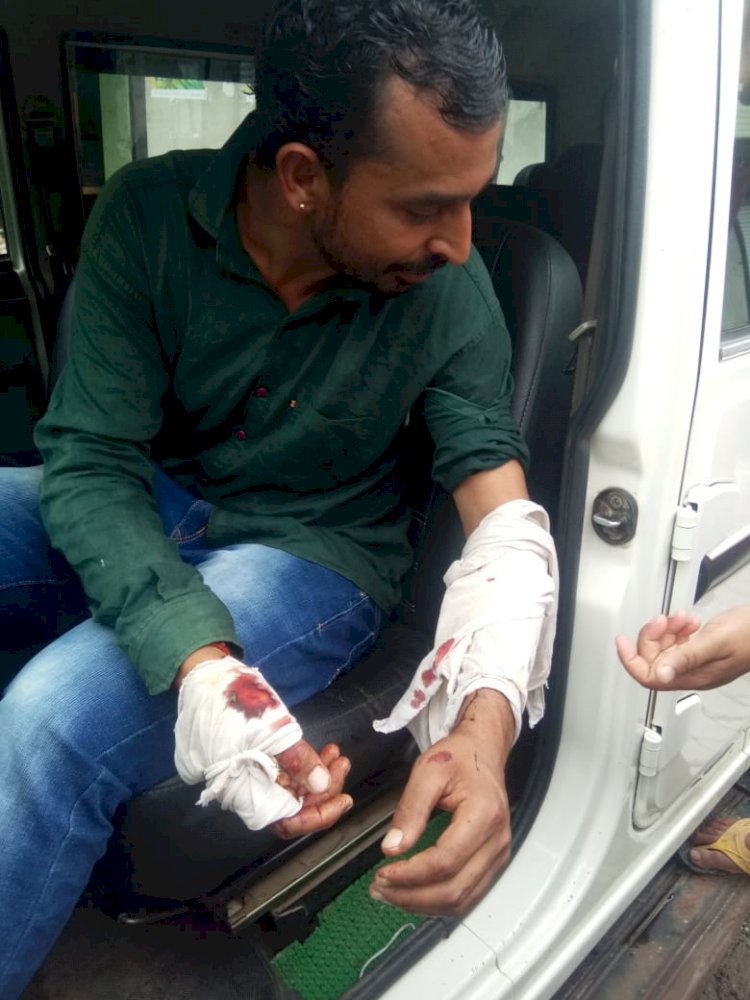 धारघाट गांव में तेंदूए के हमले से एक घायल ग्रामीणों में दहशत -नारग की चमेंजी पंचायत में बैल को भी बनाया तेंदुए ने अपना शिकार