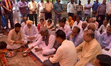 पुरूवाला कांशीपुर में 75 लाख की लागत से निर्मित होगा पंचायत भवन - सुखराम चौधरी