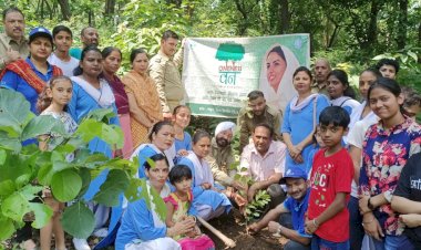 संत निरंकारी मंडल नाहन ने ONENESS वन के तहत नेचर पार्क में किया पौधारोपण..