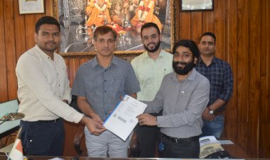 राइजिंग सिरमौर क्लासेस के तहत नाहन में प्रशासन तथा बायजूस के मध्य हुआ एम0ओ0यू0