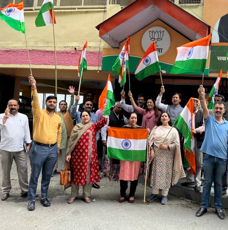 डॉ सिकंदर कुमार राज्यसभा सांसद ने भाजपा मुख्यालय चक्कर में आयोजित हर घर तिरंगा कार्यक्रम में भाग लिया