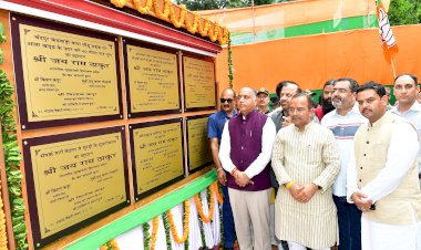 पालमपुर में 42 करोड़ रुपये लागत की 17 विकासात्मक परियोजनाओं के लोकार्पण और शिलान्यास किये