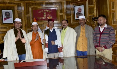 हाटी विकास मंच के प्रतिनिधिमण्डल ने राज्यपाल से भेंट की