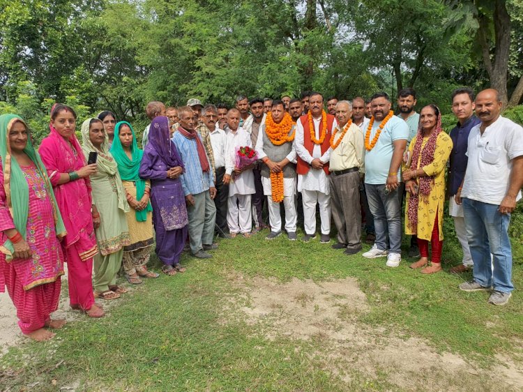 डा. बिन्दल ने 3.77 करोड़ रुपये की लागत से निर्मित होने वाले संभालका से अगड़ीवाला संपर्क सड़क का किया शिलान्यास