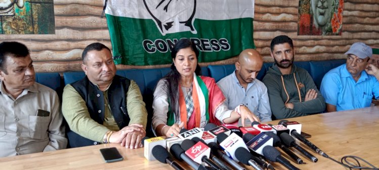 कांग्रेस के राष्ट्रीय प्रवक्ता ने ऊर्जा मंत्री पर भ्रष्टाचार के आरोप शोंग टोंग कड़छम बिजली परियोजना में 396 करोड़ की धोखाधड़ी : अलका लांबा