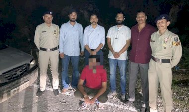 गाड़ी से 16.15 ग्राम चिट्टा बरामद आरोपी को गिरफ्तार कर लिया