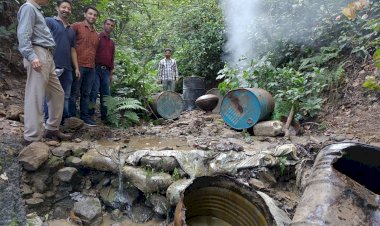 आबकारी विभाग की अवैध शराब के खिलाफ बड़ी कारवाई 2 लाख 10 हजार 50 लीटर अवैध शराब बरामद