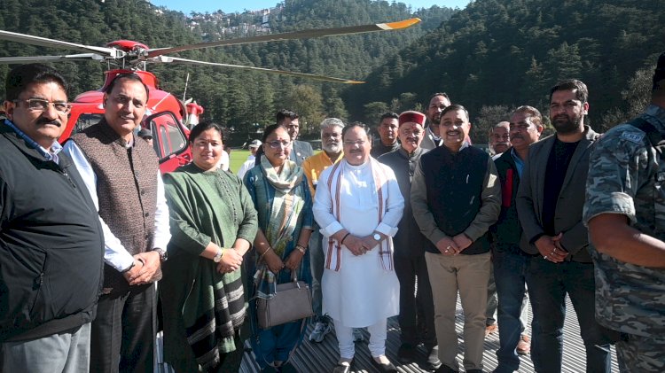 भाजपा के राष्ट्रीय अध्यक्ष जगत प्रकाश नड्डा का शिमला पहुंचे जगत प्रकाश नड्डा ने देर शाम में पिटरहॉफ शिमला में एक पार्टी की बैठक में भाग लिया।