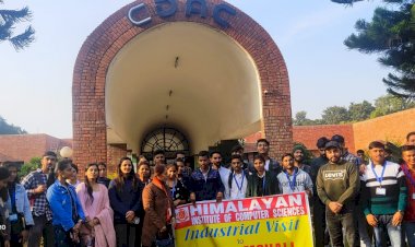 हिमालयन इंस्टीट्यूट ऑफ इंजीनियरिंग छात्रों ने किया भ्रमण