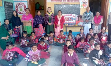 बनोग स्कुल के 35 छात्र छात्राओं को जर्सियाँ वितरित  -श्री सत्य साई विद्या ज्योति कार्यक्रम आयोजित