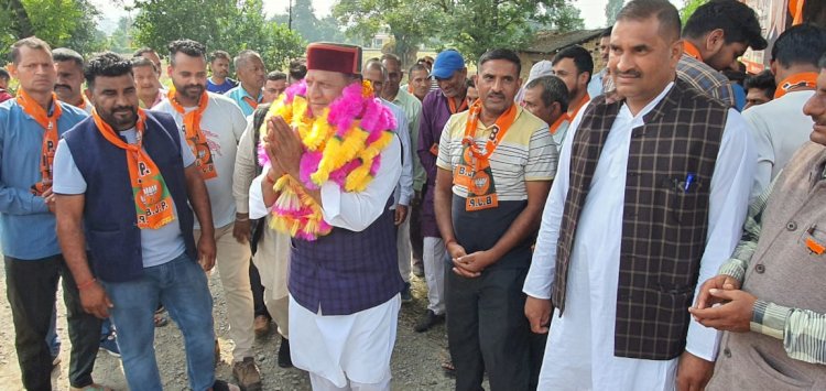 हम पांच साल के रिकार्ड कार्यों को लेकर जनता के दरबार में हैं-डा. बिन्दल जनता से किए वायदों को पूरा करने की कांग्रेस की न तो नीयत है और न हैसियत