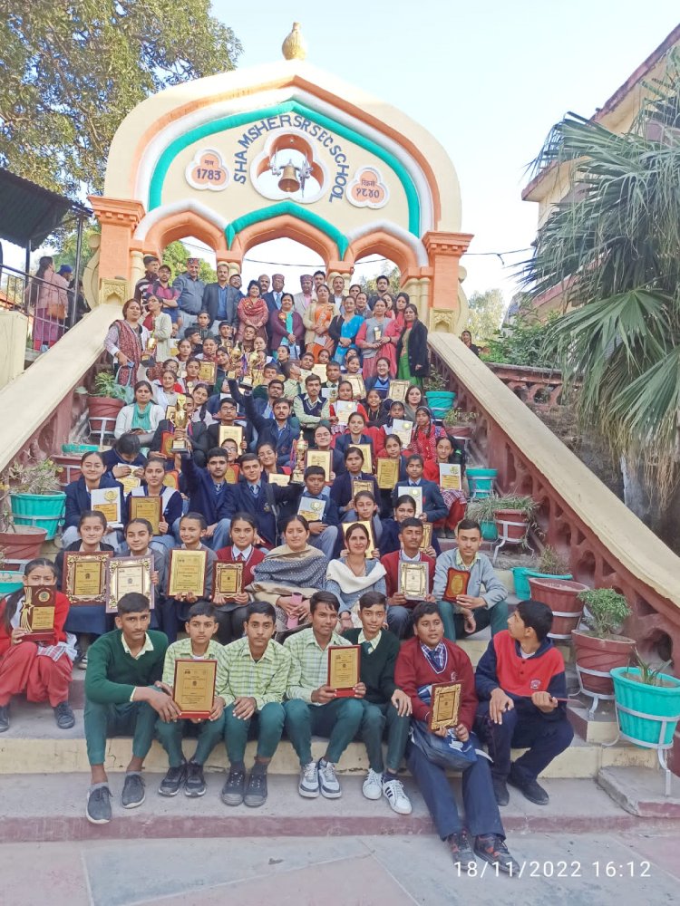 बाल विकास मेले का समापन, लो.नि.वि. नाहन मंडल के एक्सीयन विजय अग्रवाल ने की शिरकत