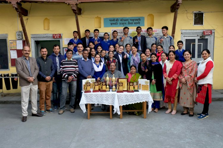 बाल विज्ञान कांग्रेस में ए.वी.एन स्कूल के होनहारों का ऑवरआल ट्राफि यां जीती