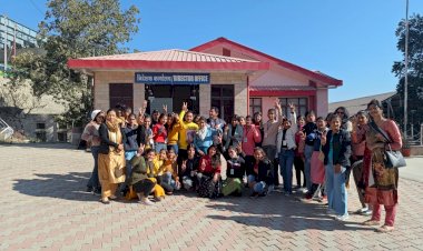 राजकीय वरिष्ठ माध्यमिक पाठशाला टूटीकंडी के छात्रों ने किया शैक्षणिक भ्रमण