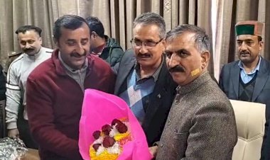 हि .प्र .स्कूल प्रवक्ता संघ के प्रतिनिध मण्डल  ने  मुख्य मंत्री से मुलाकात की