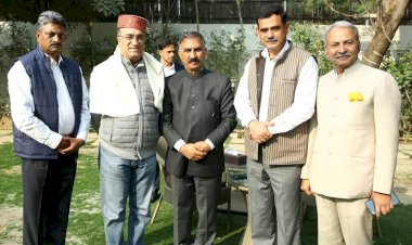 हिमाचल सोशल बॉडीज फेडरेशन नई दिल्ली में मुख्यमंत्री  सुखविंदर सिंह सुक्खू को शुभकामनाएं