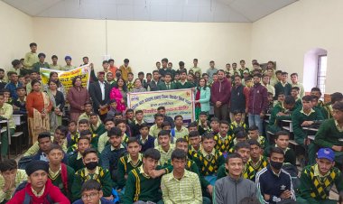 छात्रों को नशाखोरी से होने वाले नुकसान के बारे में किया जागरूक