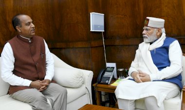 प्रधानमंत्री  नरेन्द्र मोदी से मिले पूर्व मुख्यमंत्री जयराम ठाकुर