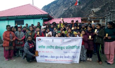 नेहरू युवा केन्द्र ने मेबर में किया खण्ड स्तरीय खेल प्रतियोगिता का आयोजन