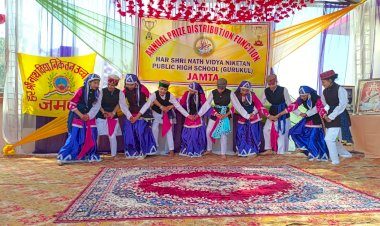 गुरुकुल स्कूल जमटा ने मनाया वार्षिक समारोह, छात्रों ने पेश किए रंगारंग सांस्कृतिक कार्यक्रम।