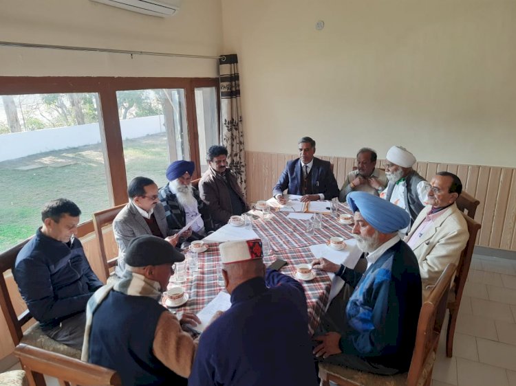 राज्यस्तरीय मास्टर्स गेम्स पांवटा साहिब में आयोजित होगीं -मास्टरों स्पोट्र्स एसोसिएशन हिमाचल प्रदेश की बैठक आयोजित