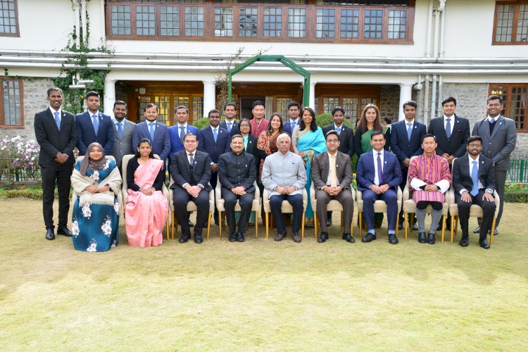 राज्यपाल ने भारतीय लेखापरीक्षा एवं लेखा सेवाएं-2022 बैच के शुभारंभ समारोह की अध्यक्षता की