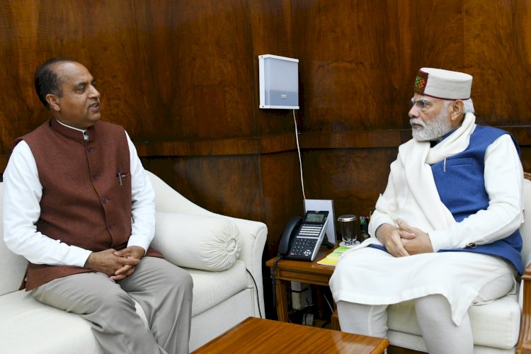 प्रधानमंत्री नरेन्द्र मोदी से मिले पूर्व मुख्यमंत्री जयराम ठाकुर