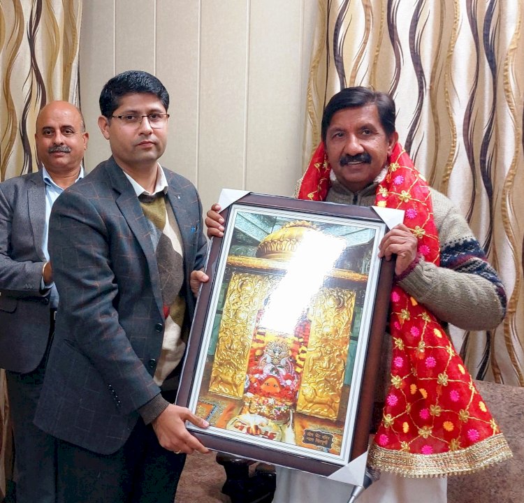 छिन्नमस्तिका धाम चिंतपूर्णी में श्रद्धालुओं को विश्व स्तरीय सुविधाएं उपलब्ध करवाई जाएंगी: मुकेश अग्निहोत्री