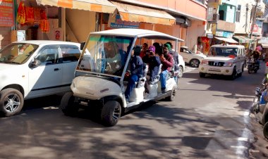 छिन्मस्तिका धाम चिंतपूर्णी में ई-वाहन का हुआ सफल ट्रायल दर्शनार्थ आने वाले श्रद्धालुओं को मिलेगी सुविधा