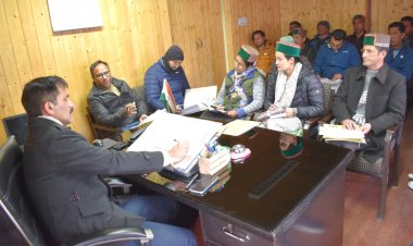 वाइब्रेंट विलेज प्रोग्राम के तहत एडीएम पूह की अध्यक्षता में बैठक आयोजित पूह उपमण्डल के गांव कुन्नू-चारंग को वाइब्रेंट विलेज प्रोग्राम के तहत किया जा रहा विकसित